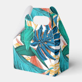 Toucan Tropisch regenwoud Bruidsdouche Bedankdoosjes (Achterkant)