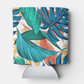 Toucan Tropisch Regenwoud Zomer Bruidsdouche Blikjeskoeler (Achterkant)