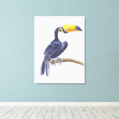 Toucan, tropische vogel canvas afdruk (Insitu (Houten vloer))