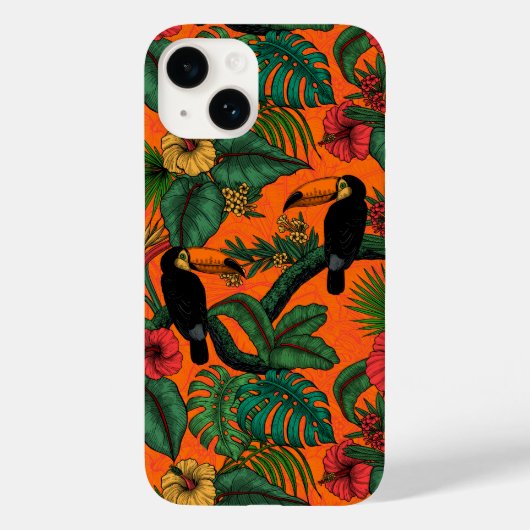 Toucan tuin Case-Mate iPhone case (Achterkant)