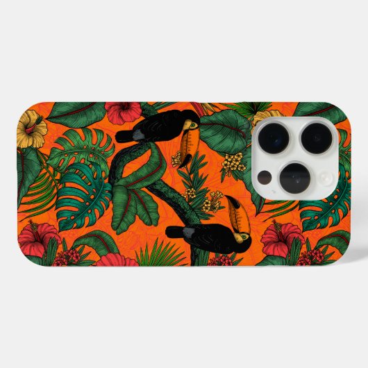 Toucan tuin Case-Mate iPhone case (Achterkant (horizontaal))