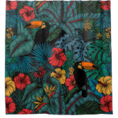 Toucan tuin douchegordijn (Voorkant)