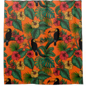 Toucan tuin douchegordijn (Voorkant)