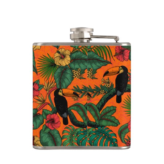 Toucan tuin heupfles (Achterkant)