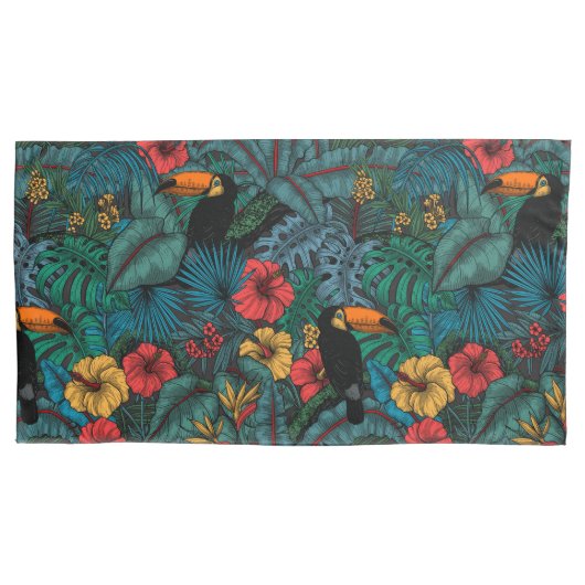 Toucan tuin kussensloop (Voorkant-Links)