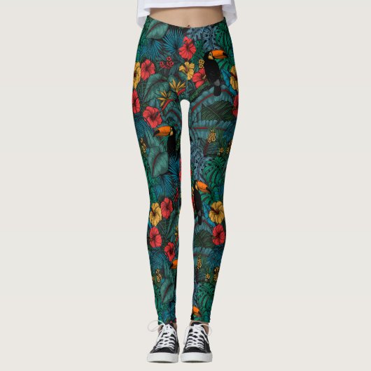 Toucan tuin leggings (Voorkant)