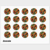 Toucan tuin ronde sticker (Vel)