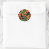 Toucan tuin ronde sticker (Tas)