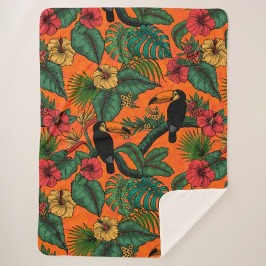 Toucan tuin sherpa deken (Voorkant)