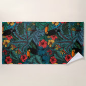 Toucan tuin strandlaken (Voorkant)