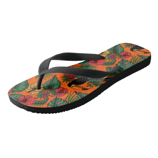 Toucan tuin teenslippers (Schuin)