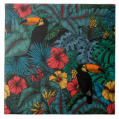 Toucan tuin tegeltje (Voorkant)