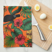 Toucan tuin theedoek (Quarter Fold)