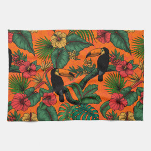 Toucan tuin theedoek