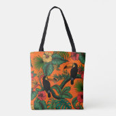Toucan tuin tote bag (Achterkant)