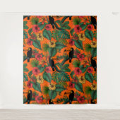 Toucan tuin wandkleed (Voorkant)