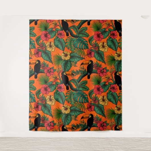 Toucan tuin wandkleed (Voorkant)