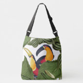 Toucan Vods Wildlife Animals verlaat Canvas tas (Voorkant)
