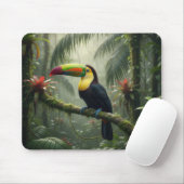 Toucan vogel muismat (Met muis)