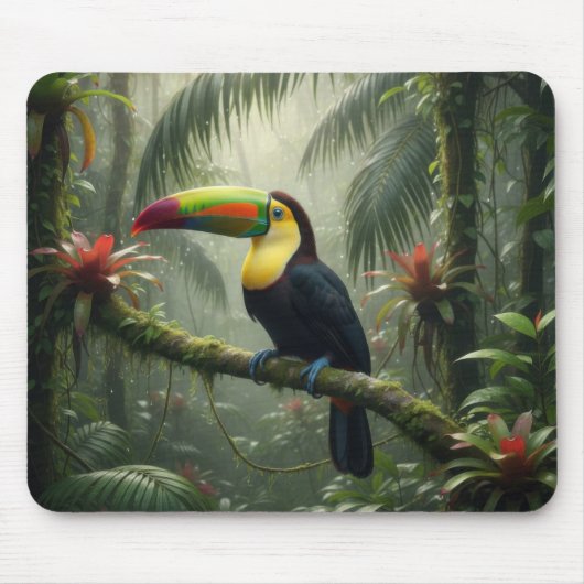 Toucan vogel muismat (Voorkant)