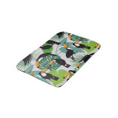 Toucan Vogel: Palmbladeren Patroon Badmat (Gekanteld)