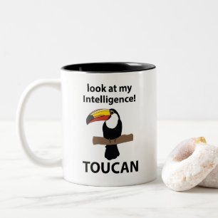 Toucan Vogel Tropisch Grappig Tweekleurige Koffiemok