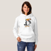 Toucan voor muziek met microfoon hoodie (Voorkant volledig)