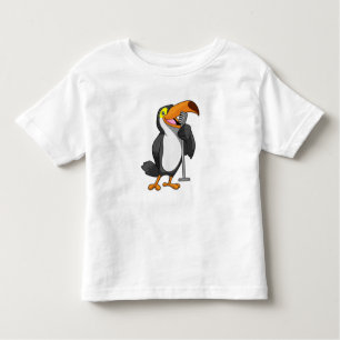 Toucan voor muziek met microfoon kinder shirts