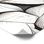 Toucan Vreedzame Natuur Prairie Schets Tekenkunst Poster (Hoek)