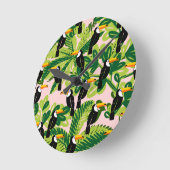 Toucan Wall Clock Ronde Klok (Hoek)