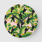 Toucan Wall Clock Ronde Klok (Voorkant)