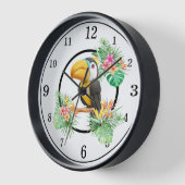 Toucan wandklok (Hoek)