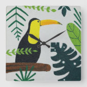 Toucan Wandklok (Voorkant)