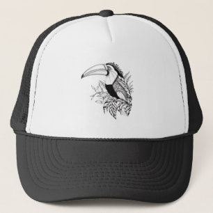 Toucan Wild Animal Natuur Illustratie Art Tattoo Trucker Pet