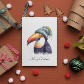 Toucan Winter Vibes, aangepast Briefkaart
