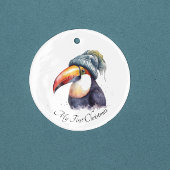 Toucan Winter Vibes, aangepast Keramisch Ornament