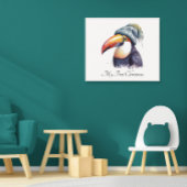 Toucan Winter Vibes, aangepast Poster