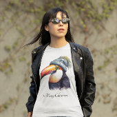 Toucan Winter Vibes, aangepast T-shirt