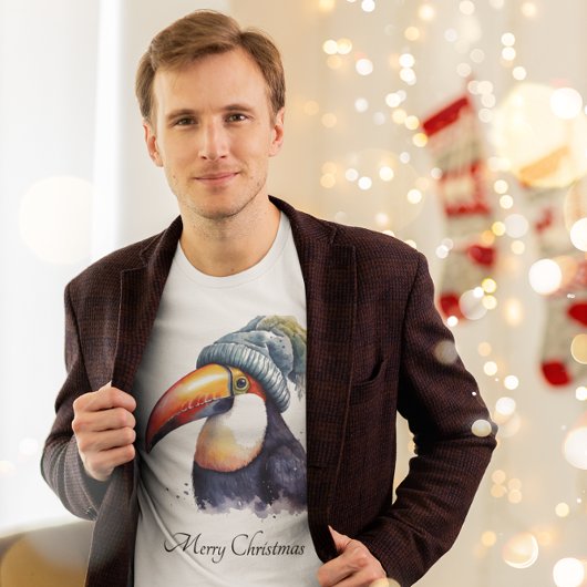 Toucan Winter Vibes, aangepast T-shirt