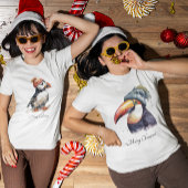 Toucan Winter Vibes, aangepast T-shirt