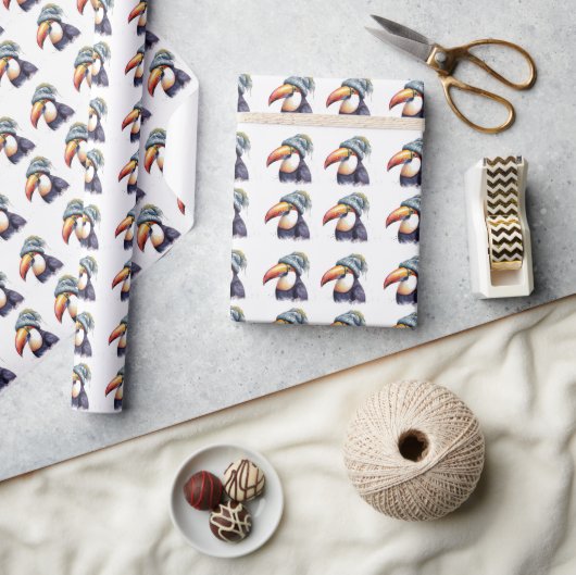 Toucan Winter Vibes Cadeaupapier (Crafts)