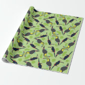 Toucan Wrapping Paper Cadeaupapier (Uitgerold)
