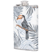 Toucanes en palmbladeren. Gray Heupfles (Links)