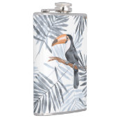 Toucanes en palmbladeren. Gray Heupfles (Rechts)