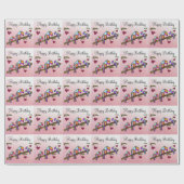 Toucans Birthday Party Cadeaupapier (Vlak)