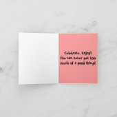 Toucans blij Jubileum Kaart (Binnen)