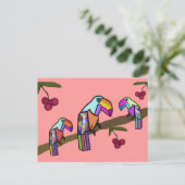 Toucans-Briefkaart Briefkaart (Staand voorkant)
