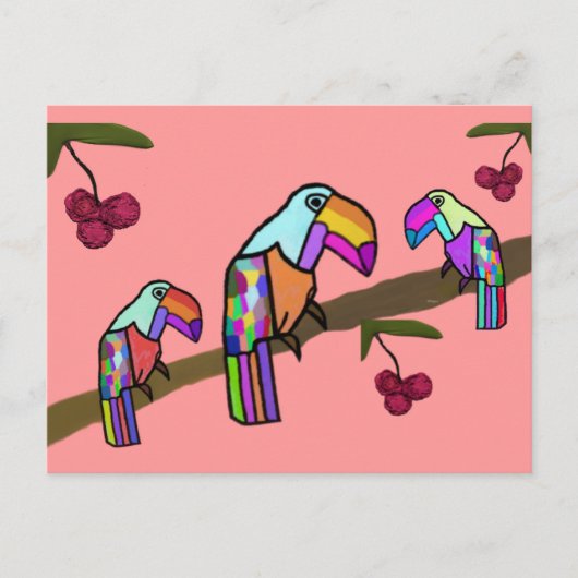 Toucans-Briefkaart Briefkaart (Voorkant)