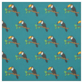 Toucans Cute Birds Stof (Swatch)