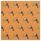 Toucans Cute Birds Stof (Swatch)